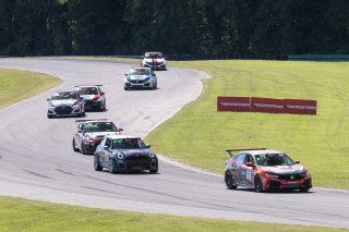 #9 Honda Civic Type-R, of Kevin Boehm, Skip Barber Racing, TC America, TC, SRO America, VIR, Virginia International Rcaeway, Alton, Virginia, June 2022.
 | Regis Lefebure/SRO