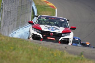 #37 HondaCivic Type-R of Mat Pombo, LA World Racing, TC America, TC, SRO America, Watkins Glen International raceway, Watkins Glen, NY, July 2022..
 | Brian Cleary/SRO