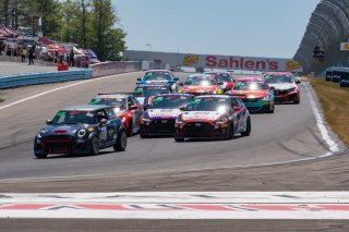 #60 Mini Cooper JCW Pro TC of Clay Williams, MINI JCW Team, TC America, TC, SRO America, Watkins Glen International raceway, Watkins Glen, NY, July 2022..
 | SRO Motorsports Group