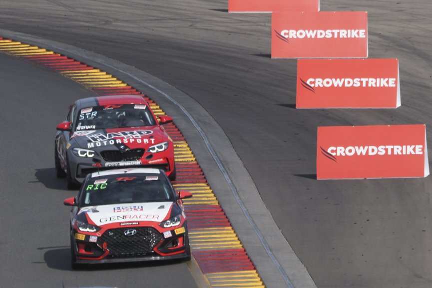 #78 Hyundai Veloster N DCT TC of Jeff Ricca, Genracer Ricca Autosport, TC America, TC, SRO America, Watkins Glen International raceway, Watkins Glen, NY, July 2022..
