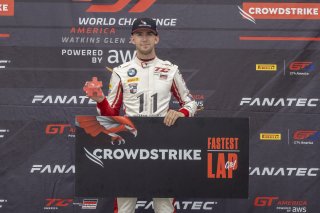 #44 BMW M2 CS (Cup) of Colin Garrett, Rooster Hall Racing, TC America, TCX, SRO America, Watkins Glen International raceway, Watkins Glen, NY, July 2022..
 | Brian Cleary/SRO