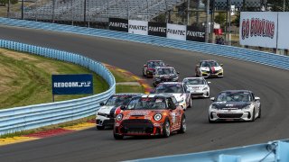 #62 Mini Cooper 2019 - JCW New of PJ Groenke, MINI JCW Team, TC America, TCA, SRO America, Watkins Glen International raceway, Watkins Glen, NY, July 2022..
 | SRO Motorsports Group