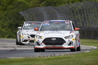 #98 Hyundai Elenta N-Line of Branyon Tiner, BRYAN HERTA AUTOSPORT W/ CURB-AGAJANIAN, TC America, TCA, SRO America, Road America, Elkhart Lake, WI, August 2022
 | Brian Cleary/SRO