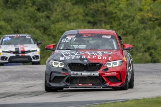 #30 BMW M2 CS (Cup) of Steve Streimer, HARD Motorsport, TC America, TCX, SRO America, Road America, Elkhart Lake, WI, August 2022
 | Brian Cleary/SRO