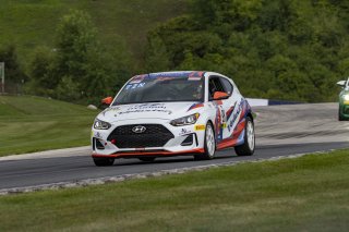 #98 Hyundai Elenta N-Line of Branyon Tiner, BRYAN HERTA AUTOSPORT W/ CURB-AGAJANIAN, TC America, TCA, SRO America, Road America, Elkhart Lake, WI, August 2022
 | Brian Cleary/SRO