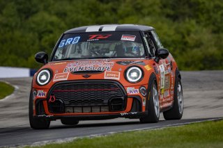 #62 Mini Cooper 2019 - JCW New of PJ Groenke, MINI JCW Team, TC America, TCA, SRO America, Road America, Elkhart Lake, WI, August 2022
 | Brian Cleary/SRO