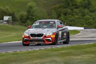 #44 BMW M2 CS (Cup) of Colin Garrett, Rooster Hall Racing, TC America, TCX, SRO America, Road America, Elkhart Lake, WI, August 2022
 | Brian Cleary/SRO