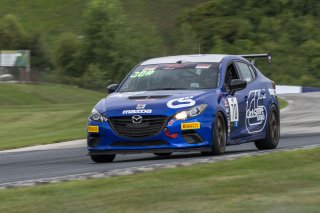 #70 Mazda 3 of Joey Jordan, FTG Racing, TC America, TC, SRO America, Road America, Elkhart Lake, WI, August 2022
 | Brian Cleary/SRO