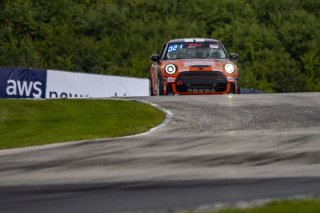 #62 Mini Cooper 2019 - JCW New of PJ Groenke, MINI JCW Team, TC America, TCA, SRO America, Road America, Elkhart Lake, WI, August 2022
 | Brian Cleary/SRO
