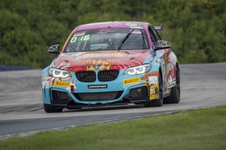 #06 BMW M240iR (*2019 EVO)of Matthew Ibrahim, DRS & Garagistic, TC America, TC, SRO America, Road America, Elkhart Lake, WI, August 2022
 | Brian Cleary/SRO