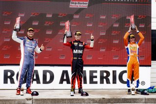 #60 Mini Cooper JCW Pro TC of Clay Williams, MINI JCW Team, TC America, TC, SRO America, Road America, Elkhart Lake, WI, August 2022
 | Brian Cleary/SRO