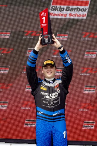 #1 BMW M2 CS (Cup) of Jacob Ruud, Fast Track Racing, TC America, TCX, SRO America, Road America, Elkhart Lake, WI, August 2022
 | Brian Cleary/SRO