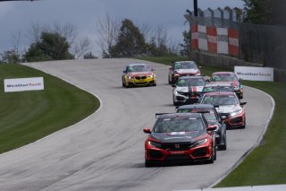 #9 Honda Civic Type-R, of Kevin Boehm, Skip Barber Racing, TC America, TC, SRO America, Road America, Elkhart Lake, WI, August 2022
 | Regis Lefebure/SRO