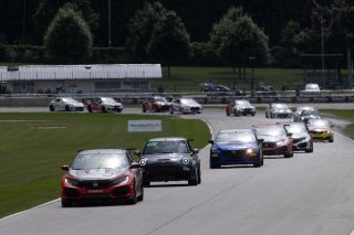 #9 Honda Civic Type-R, of Kevin Boehm, Skip Barber Racing, TC America, TC, SRO America, Road America, Elkhart Lake, WI, August 2022
 | Regis Lefebure/SRO