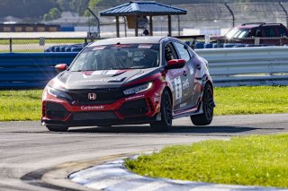 #9 Honda Civic Type-R, of Kevin Boehm, Skip Barber Racing, TC America, TC, SRO America, Sebring International Raceway, Sebring, FL, September 2021.
 | Brian Cleary/SRO