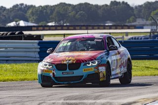 #06 BMW M240iR (*2019 EVO)of Matthew Ibrahim, DRS & Garagistic, TC America, TC, SRO America, Sebring International Raceway, Sebring, FL, September 2021.
 | Brian Cleary/SRO