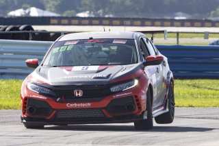 #9 Honda Civic Type-R, of Kevin Boehm, Skip Barber Racing, TC America, TC, SRO America, Sebring International Raceway, Sebring, FL, September 2021.
 | Brian Cleary/SRO