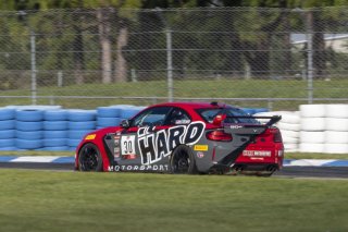 #30 BMW M2 CS (Cup) of Steve Streimer, HARD Motorsport, TC America, TCX, SRO America, Sebring International Raceway, Sebring, FL, September 2021.
 | Brian Cleary/SRO