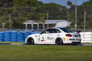 #24 BMW M2 CS (Cup) of Joseph Catania, Rigid Speed, TC America, TCX, SRO America, Sebring International Raceway, Sebring, FL, September 2021.
 | Brian Cleary/SRO