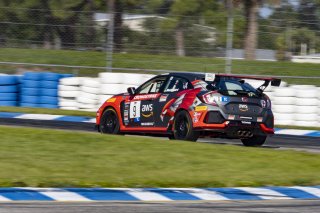 #9 Honda Civic Type-R, of Kevin Boehm, Skip Barber Racing, TC America, TC, SRO America, Sebring International Raceway, Sebring, FL, September 2021.
 | Brian Cleary/SRO