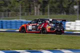 #9 Honda Civic Type-R, of Kevin Boehm, Skip Barber Racing, TC America, TC, SRO America, Sebring International Raceway, Sebring, FL, September 2021.
 | Brian Cleary/SRO