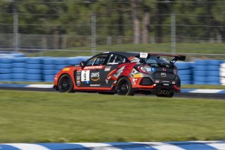 #9 Honda Civic Type-R, of Kevin Boehm, Skip Barber Racing, TC America, TC, SRO America, Sebring International Raceway, Sebring, FL, September 2021.
 | Brian Cleary/SRO