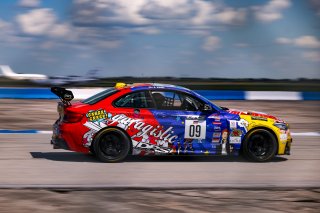 #09 BMW M240iR (*2019 EVO) of Kris Valdez, DRS & Garagistic, TC America, TC, SRO America, Sebring Int’l Raceway, Sebring Florida, September 2022
 | Regis Lefebure/SRO
