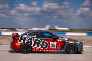 #30 BMW M2 CS (Cup) of Steve Streimer, HARD Motorsport, TC America, TCX, SRO America, Sebring Int’l Raceway, Sebring Florida, September 2022
 | Regis Lefebure/SRO