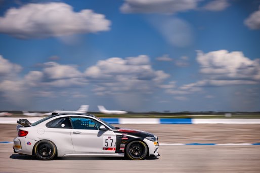 #57 BMW M2 CS (Cup) of Stephen Cugliari, Accelerating Performance, TC America, TCX, SRO America, Sebring Int&rsquo;l Raceway, Sebring Florida, September 2022
 | Regis Lefebure/SRO