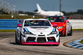 #33 Toyota GR Supra GT4 of Matt Forbush and Caleb Bacon, Forbush Performance, GT4 America, Silver, SRO America, Sebring Int’l Raceway, Sebring Florida, September 2022
 | Regis Lefebure/SRO