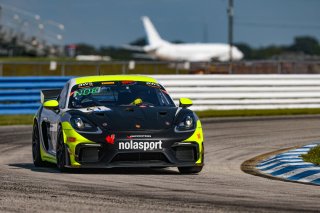 #47 Porsche 718 Cayman GT4 RS Clubsport of Scott Noble and Jason Hart, NOLASPORT, GT4 America, Pro-Am, SRO America, Sebring Int’l Raceway, Sebring Florida, September 2022
 | Regis Lefebure/SRO