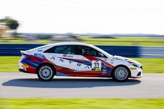 #33 Hyundai Elantra N-Line, of Tyler Delgado, BRYAN HERTA AUTOSPORT W/ CURB-AGAJANIAN, TC America, TCA, SRO America, Sebring International Raceway, Sebring, FL, September 2021.
 | Fabian Lagunas/SRO