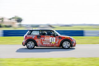 #62 Mini Cooper 2019 - JCW New of PJ Groenke, MINI JCW Team, TC America, TCA, SRO America, Sebring International Raceway, Sebring, FL, September 2021.
 | Fabian Lagunas/SRO
