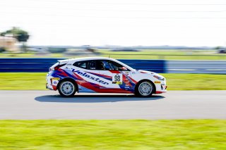 #98 Hyundai Elenta N-Line of Branyon Tiner, BRYAN HERTA AUTOSPORT W/ CURB-AGAJANIAN, TC America, TCA, SRO America, Sebring International Raceway, Sebring, FL, September 2021.
 | Fabian Lagunas/SRO