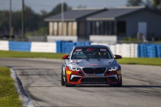 #44 BMW M2 CS (Cup) of Colin Garrett, Rooster Hall Racing, TC America, TCX, SRO America, Sebring International Raceway, Sebring, FL, September 2021.
 | Fabian Lagunas/SRO             