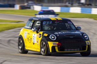 #61 Mini Cooper 2019 - JCW New of Christian Perocarpi, MINI JCW Team, TC America, TCA, SRO America, Sebring International Raceway, Sebring, FL, September 2021.
 | Fabian Lagunas/SRO             