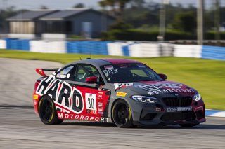 #30 BMW M2 CS (Cup) of Steve Streimer, HARD Motorsport, TC America, TCX, SRO America, Sebring International Raceway, Sebring, FL, September 2021.
 | Fabian Lagunas/SRO             