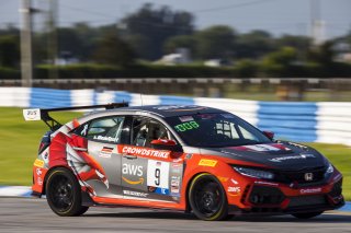#9 Honda Civic Type-R, of Kevin Boehm, Skip Barber Racing, TC America, TC, SRO America, Sebring International Raceway, Sebring, FL, September 2021.
 | Fabian Lagunas/SRO             