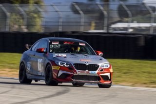 #44 BMW M2 CS (Cup) of Colin Garrett, Rooster Hall Racing, TC America, TCX, SRO America, Sebring International Raceway, Sebring, FL, September 2021.
 | Fabian Lagunas/SRO             