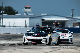 #22 Subaru BRZ of Devin Anderson, TechSport Racing, TC America, TCA, SRO America, Sebring International Raceway, Sebring, FL, September 2022.
 | Fabian Lagunas/SRO             