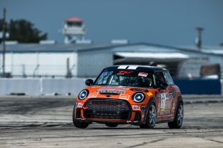 #62 Mini Cooper 2019 - JCW New of PJ Groenke, MINI JCW Team, TC America, TCA, SRO America, Sebring International Raceway, Sebring, FL, September 2022.
 | Fabian Lagunas/SRO             