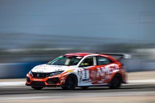 #8 Honda Civic Type-R, of Ruben Igleias, VGRT Racing Team, TC America, TC, SRO America, Sebring International Raceway, Sebring, FL, September 2022.
 | Fabian Lagunas/SRO             