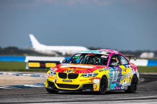 #09 BMW M240iR (*2019 EVO) of Kris Valdez, DRS & Garagistic, TC America, TC, SRO America, Sebring International Raceway, Sebring, FL, September 2022.
 | Fabian Lagunas/SRO             