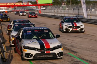 #16 Honda Civic Si of Carter Fartuch, Skip Barber Racing School, TC America, TCA, SRO America, Sebring Int’l Raceway, Sebring Florida, September 2022
 | Regis Lefebure/SRO