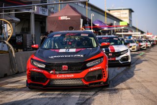#9 Honda Civic Type-R, of Kevin Boehm, Skip Barber Racing, TC America, TC, SRO America, Sebring Int’l Raceway, Sebring Florida, September 2022
 | Regis Lefebure/SRO
