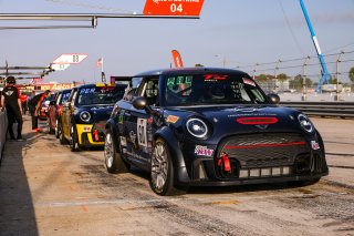 #60 Mini Cooper JCW Pro TC of Clay Williams, MINI JCW Team, TC America, TC, SRO America, Sebring Int’l Raceway, Sebring Florida, September 2022
 | Regis Lefebure/SRO