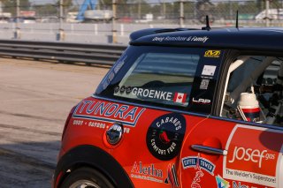 #62 Mini Cooper 2019 - JCW New of PJ Groenke, MINI JCW Team, TC America, TCA, SRO America, Sebring Int’l Raceway, Sebring Florida, September 2022
 | Regis Lefebure/SRO