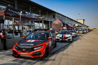#9 Honda Civic Type-R, of Kevin Boehm, Skip Barber Racing, TC America, TC, SRO America, Sebring Int’l Raceway, Sebring Florida, September 2022
 | Regis Lefebure/SRO