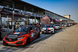 #9 Honda Civic Type-R, of Kevin Boehm, Skip Barber Racing, TC America, TC, SRO America, Sebring Int’l Raceway, Sebring Florida, September 2022
 | Regis Lefebure/SRO