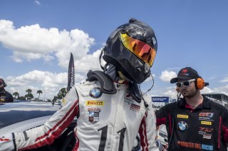 #44 BMW M2 CS (Cup) of Colin Garrett, Rooster Hall Racing, TC America, TCX, SRO America, Sebring International Raceway, Sebring, FL, September 2022.
 | Fabian Lagunas/SRO